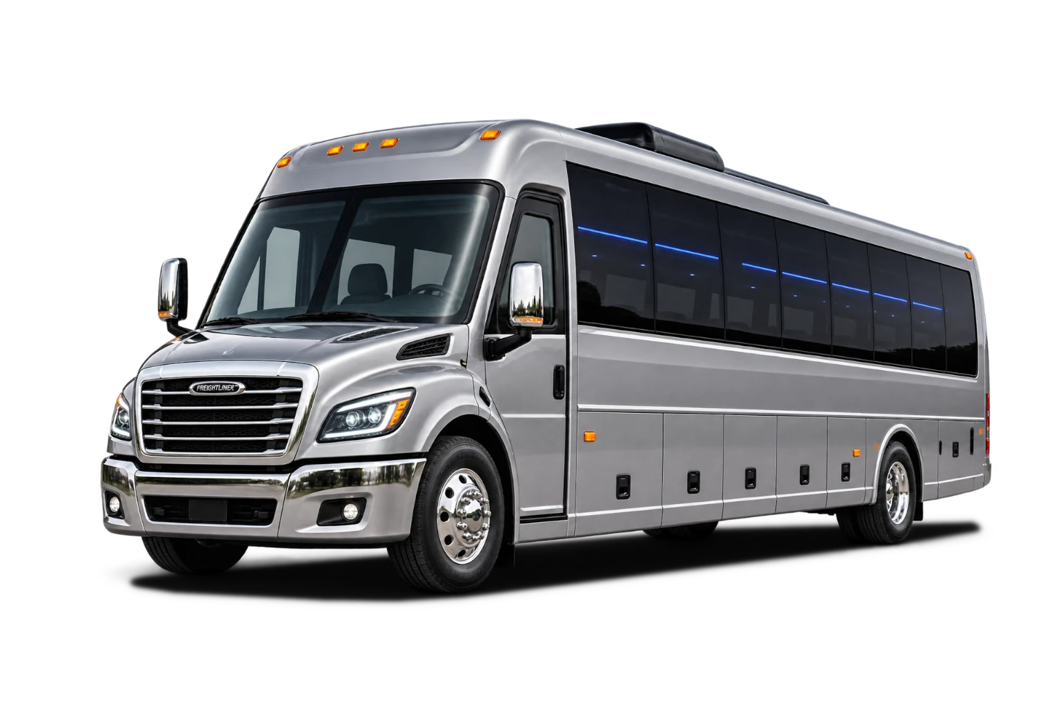 Party bus for celebrations and private group transportation