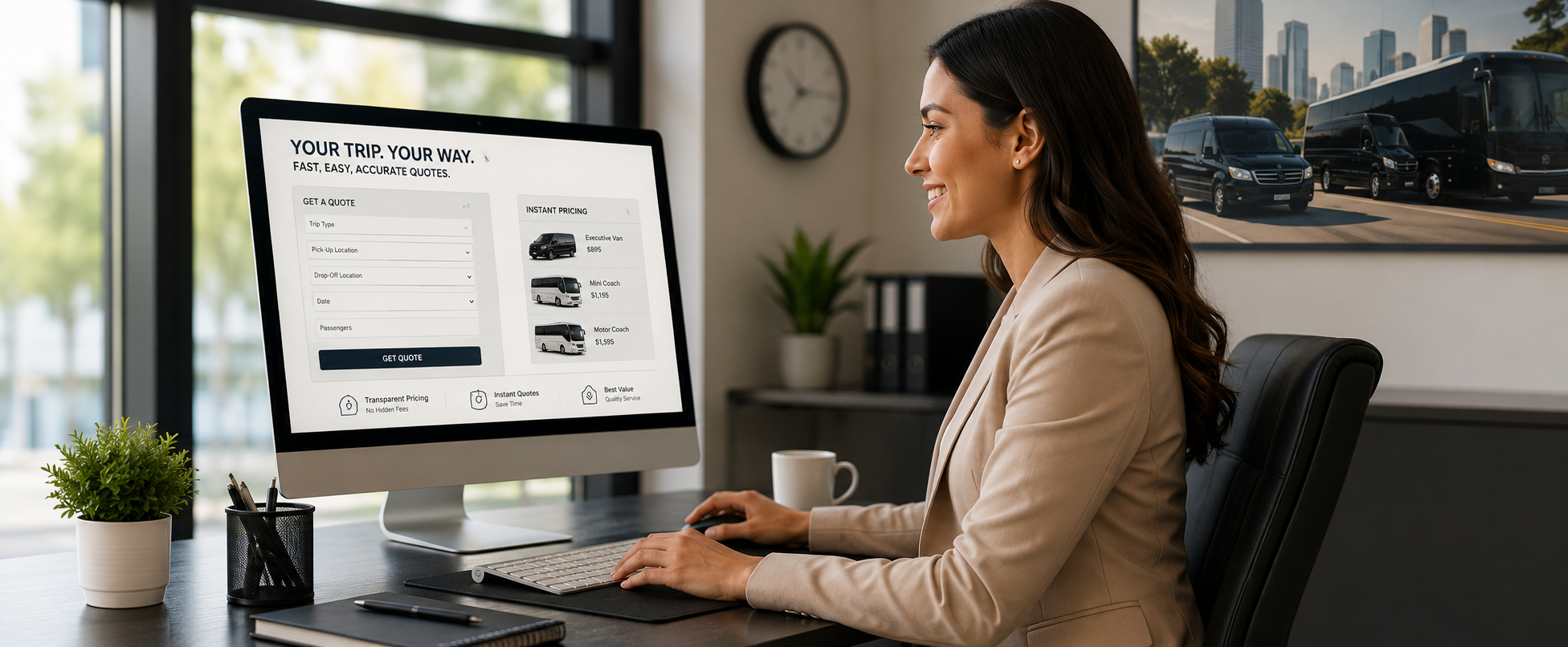 Calculator, documents and pen for transportation budgeting