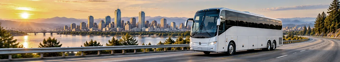 Family reunion group transportation by charter bus