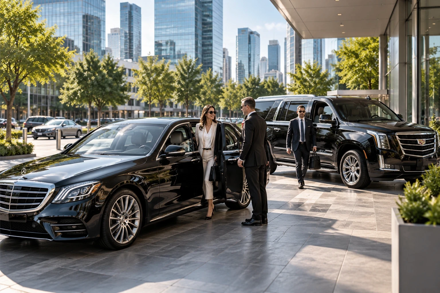 Executive sedan and SUV corporate transportation